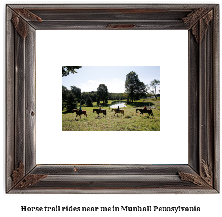 horse trail rides near me in Munhall, Pennsylvania